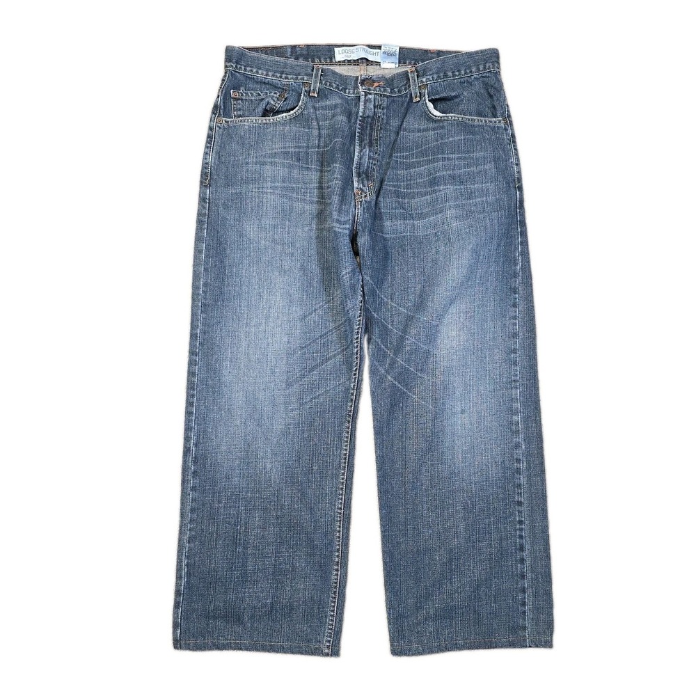 Levi's 569 Loose Fit Straight Leg Blue Jeans Men's‎ 38x29 Y2K Baggy 100% Cotton